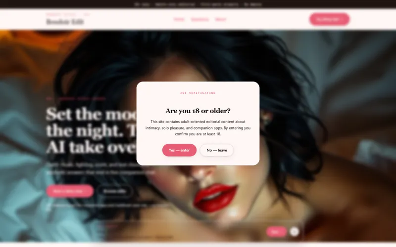 Home page of Boudoir Edit