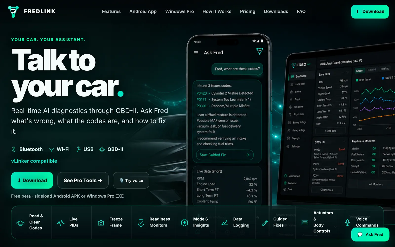 Home page of FREDLINK