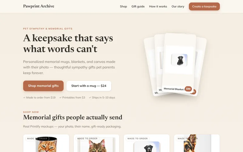 Home page of Pawprint Archive
